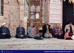 مراسم مولود خوانی به مناسبت میلاد با سعادت حضرت زهرا (س)