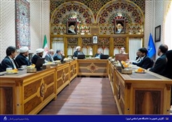 دیدار رئیس دانشگاه هنر اسلامی تبریز با اساتید مدعو گروه معارف و دروس عمومی