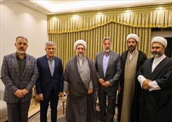 دیدار پروفسور حاجی‌میلیچ، استاد برجسته هنر دانشگاه سارایوو، با حجت الاسلام والمسلمین مطهری اصل، نماینده ولی‌فقیه در آذربایجان‌شرقی و امام جمعه تبریز