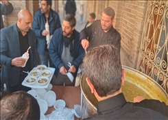 برپایی ایستگاه صلواتی خودجوش دانشگاه هنر اسلامی تبریز