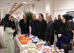 آیین افتتاحیه نمایشگاه فروش آثار هنری یلدایی در دانشگاه هنر اسلامی تبریز برگزار شد