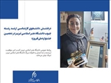 درخشش دانشجوی کارشناسی ارشد رشته چوب دانشگاه هنر اسلامی تبریز در دهمین جشنواره ملی فیروزه