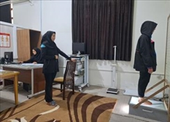 تست آنالیز ترکیبات بدنی به مناسبت گرامیداشت هفته خوابگاه های دانشجویی