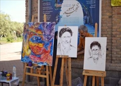 برگزاری ورکشاپ نقاشی به مناسبت اولین سالگرد شهدای خدمت